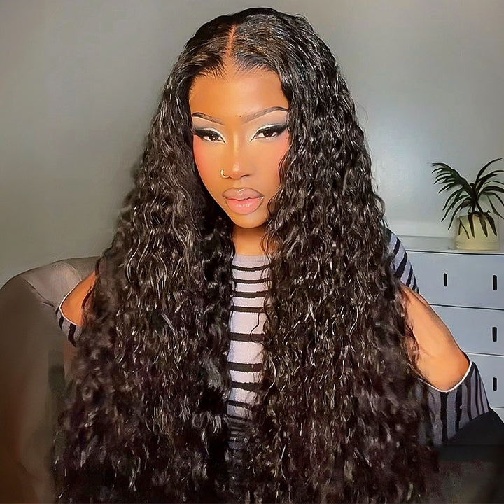 MaxPre 13x4 300% Density Luxury custom wigs Loose Wave Glueless Lace Wigs Virgin Human Hair Transparent Lace Front Deep Wave Wig  - Amanda Hair