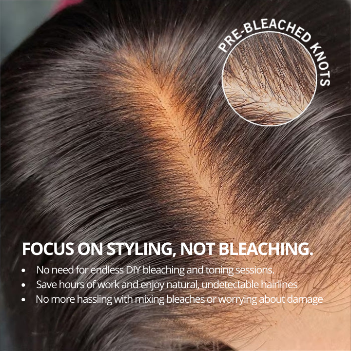 Pre-Bleached Knots Service - special link(colored wig cannot be used.)