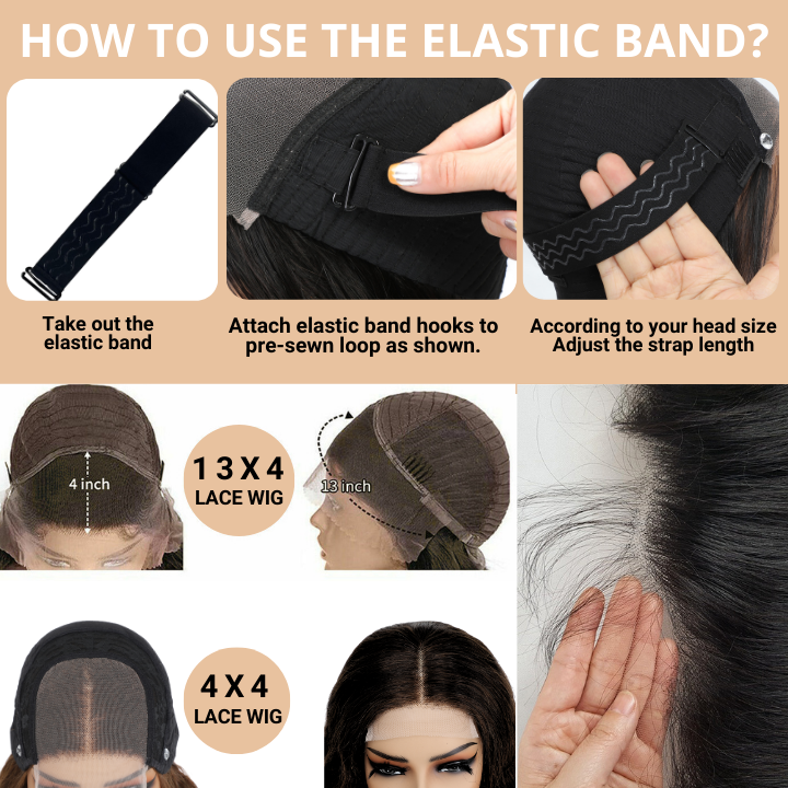 Body Wave Hair 13 * 4 HD Pelucas delanteras de encaje transparente Body Wave Cabello humano Peluca frontal sin pegamento para mujeres-Amanda Hair