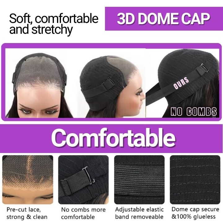 Vente Flash : Balayage Brun Clair Sans Colle Transparent Dentelle Fermeture Corps Vague Perruques Cheveux Humains 5x5 Partie De Dentelle Surbrillance Couleur Perruque-Amanda Cheveux