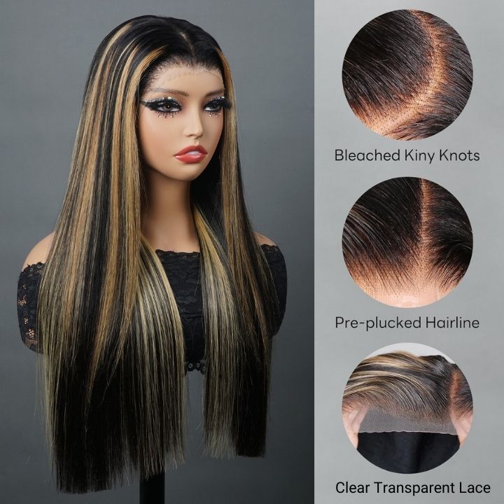 11A Long Straight Hair Wigs 13x6 HD Lace Frontal Wig-Amanda Hair