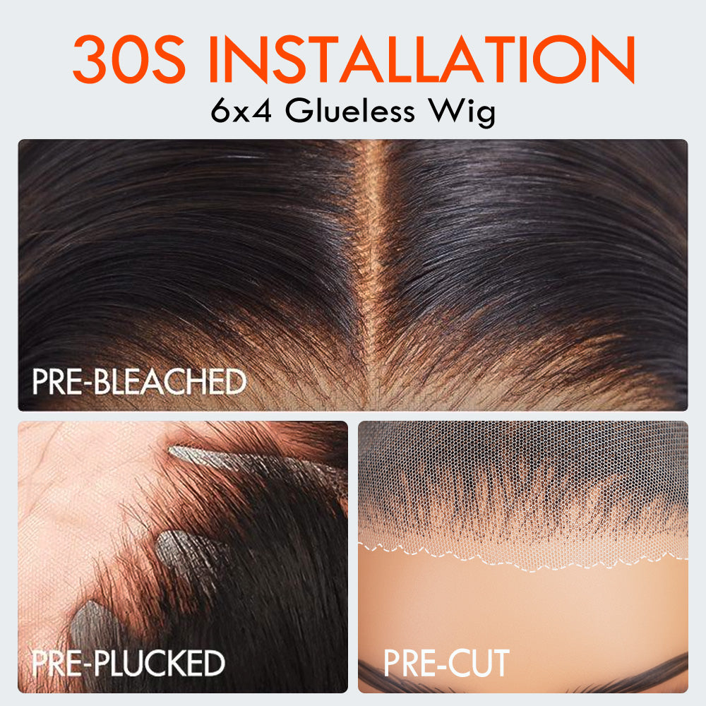 Extra 38% Off Clearance| Two Tone Ombre Honey Blonde Glueless Curly Clear Transparent Lace Front Colored Wigs