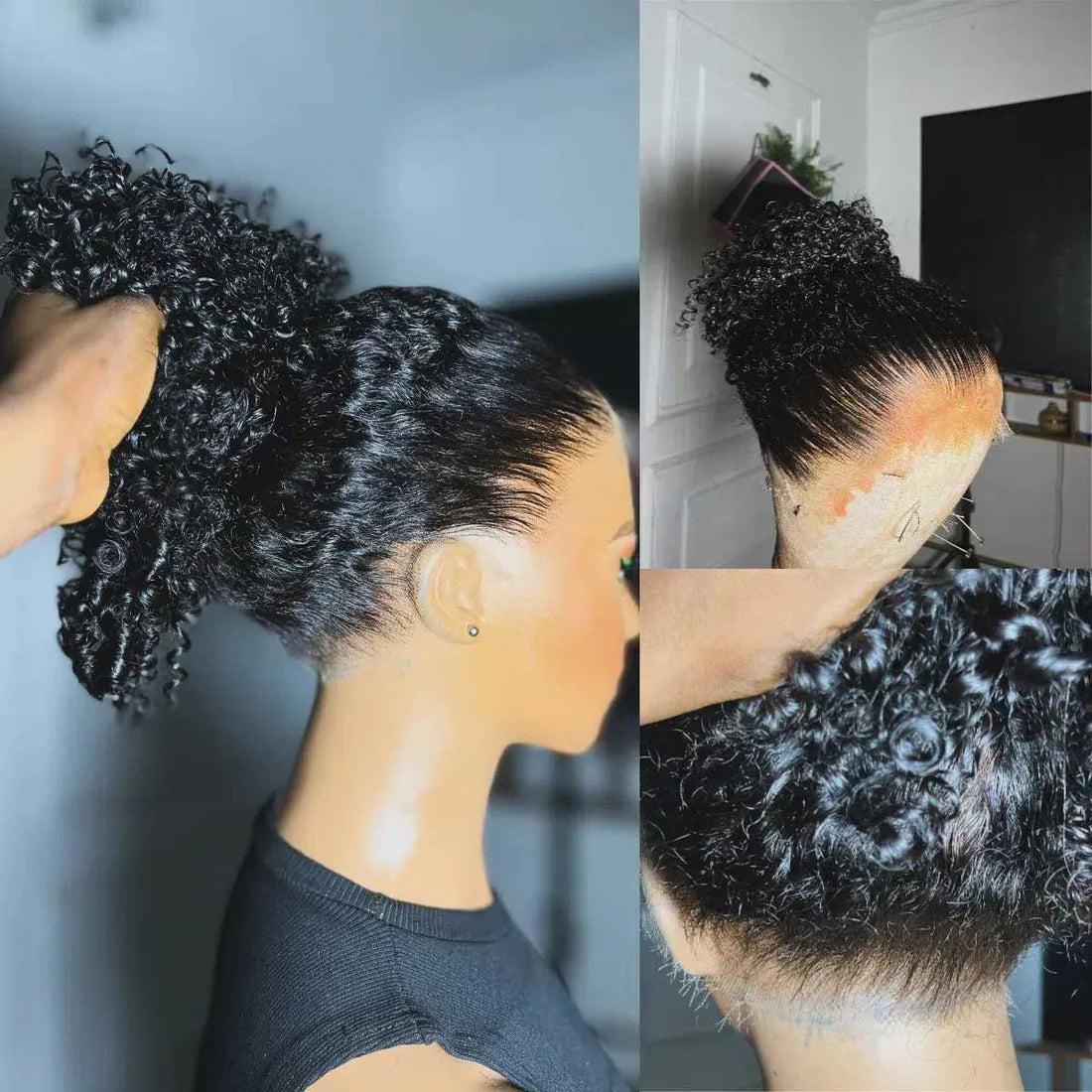 Deep Wave Snug Fit 360 Invisible Strap Glueless Lace Frontal Wig - Ready-to-Wear, High Density