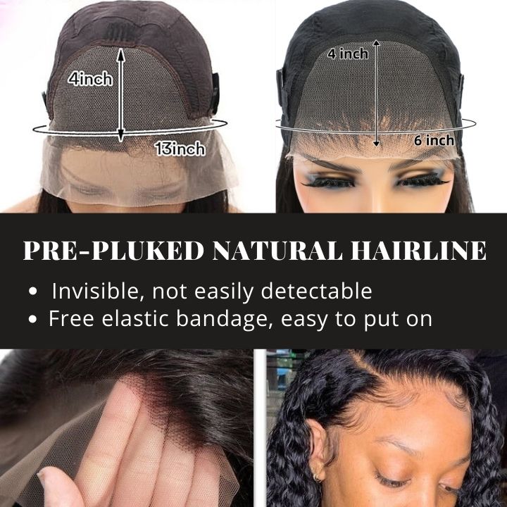 FLASH SALE $99: Highlight Blonde Glueless Curly 13*4 HD Transparent Lace Wigs-Amanda Hair
