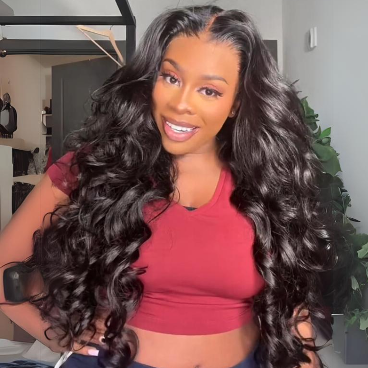 Glueless Body Wave Hair 13*4 Frontal HD Lace Wigs Pre Plucked Virgin