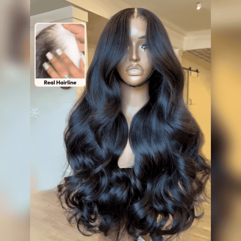 $199=28'' | Pre Everything Body Wave 7x5 Glueless Lace Closure / 13x6 Lace Front Wigs HD Transparent Lace Human Hair Beginner friendly Flash Sale-Amanda Hair
