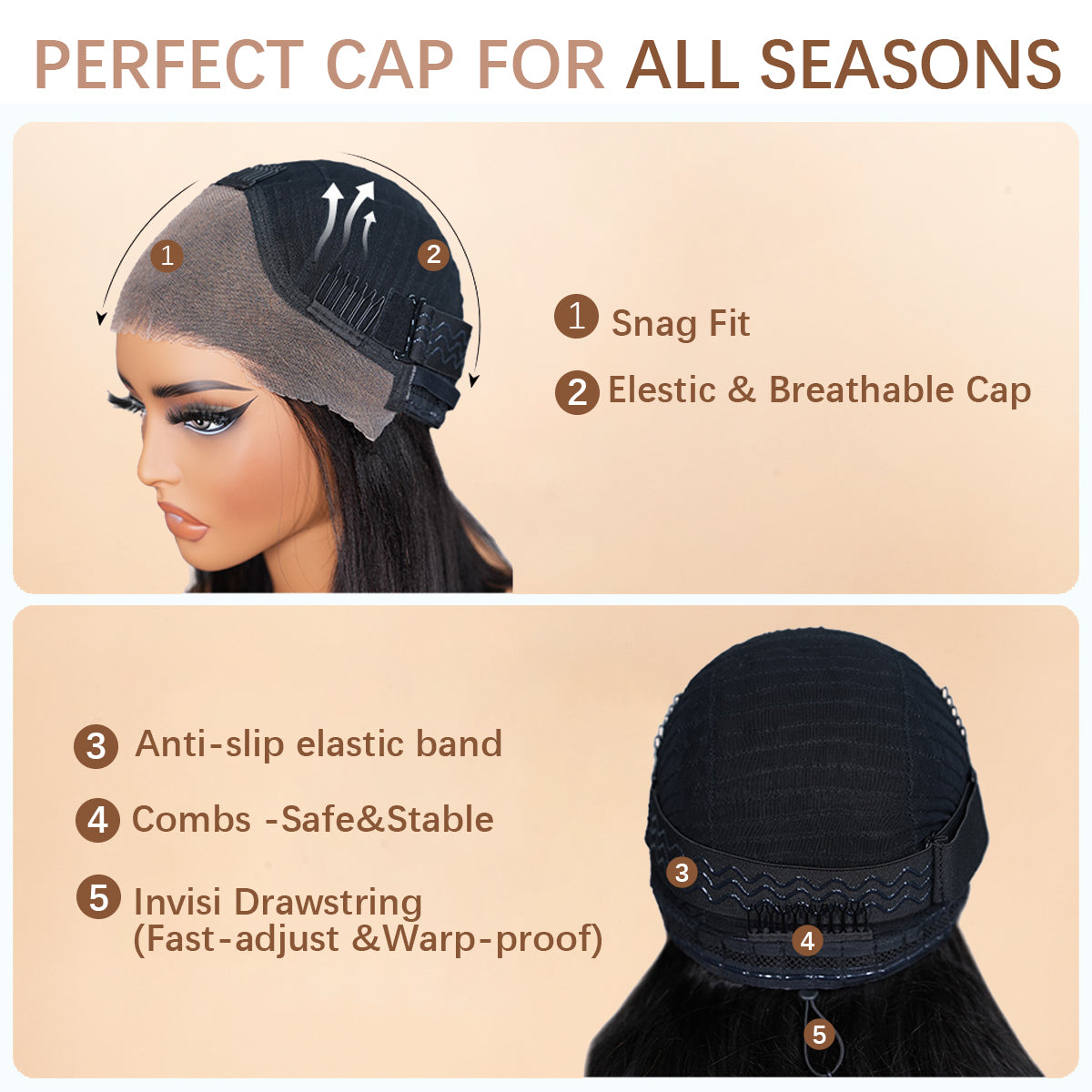 Highlight Color Honey Blonde Curly HD Transparent Lace Front/Closure Wig With Brown Roots- Amanda Hair