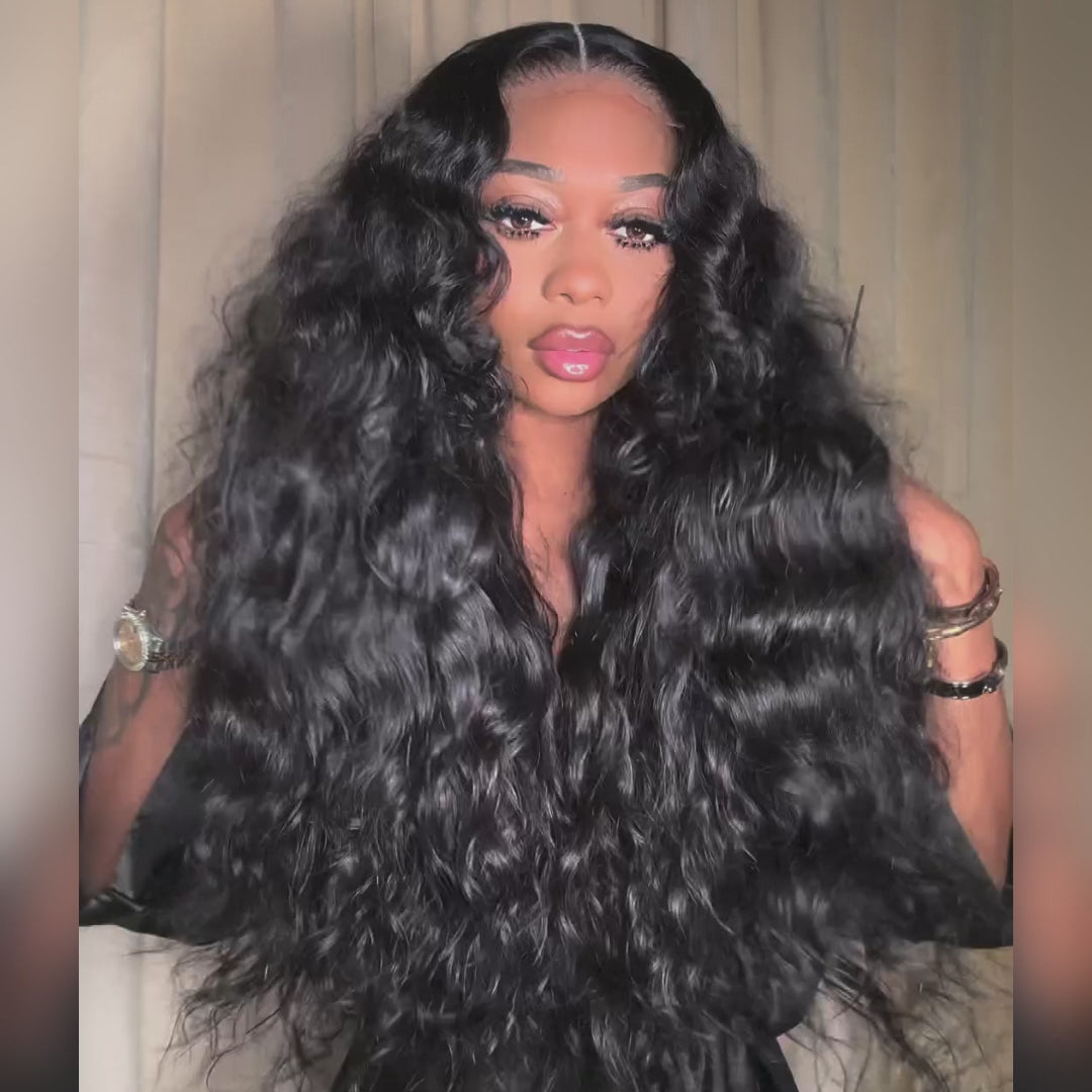 Glueless Loose Wave Clear Transparent Lace Front Thick Wigs For Women 100% Human Hair-Amanda Hair