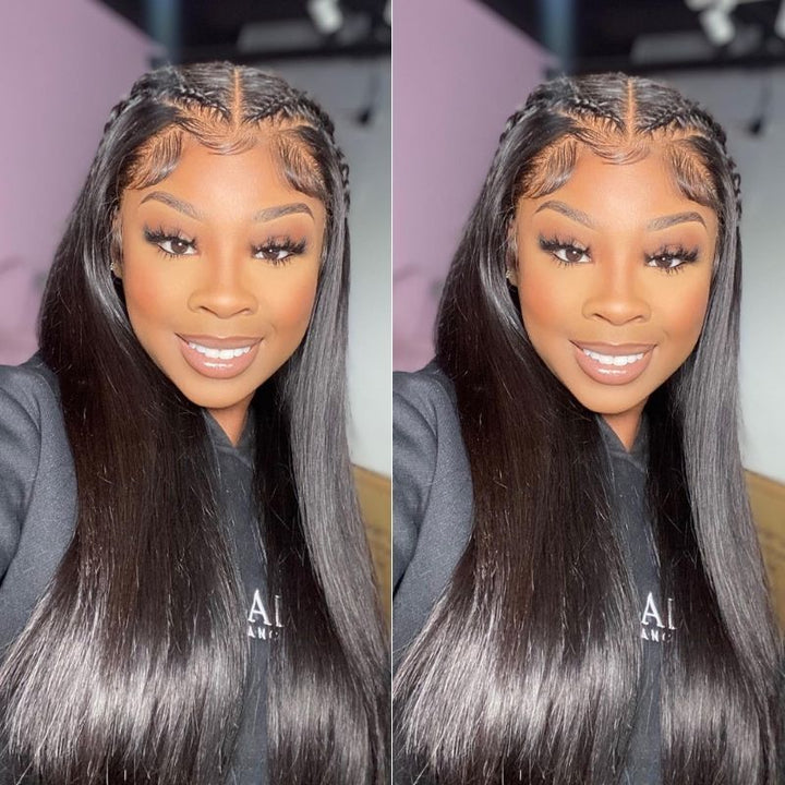 Long Silk Straight Hair 200% Density 13*4/4*4 Lace Front Wigs Flash Sale