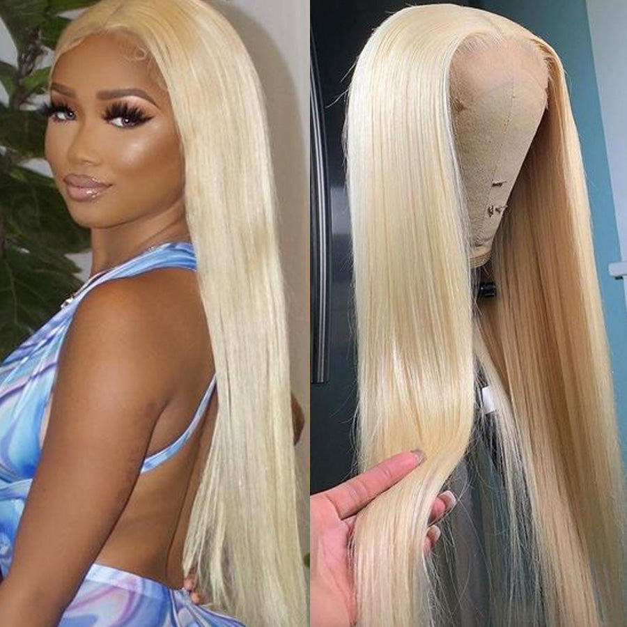 Straight Blonde Wigs 613 Straight Wig