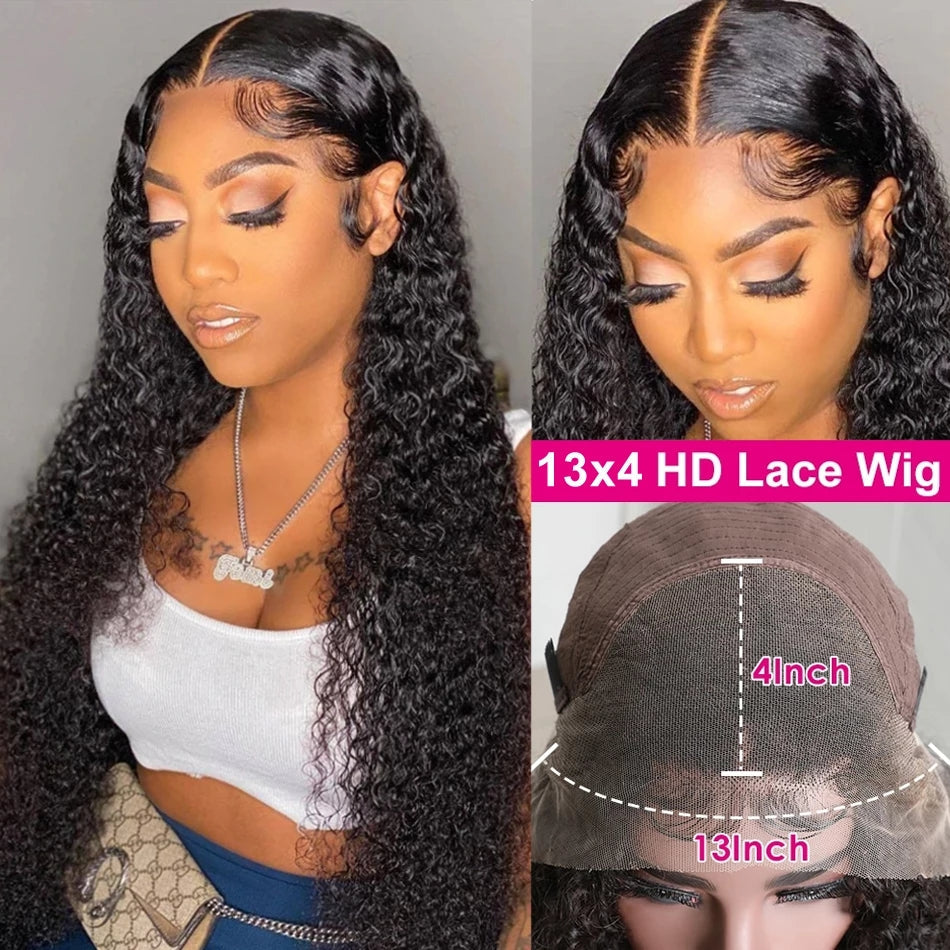Long Curly Wig 13*4 HD Lace Frontal Wig