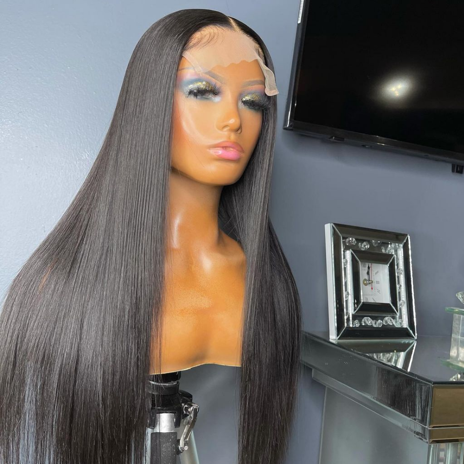 Straight Hair 4*4 Lace Closure Wig Pre Plucked