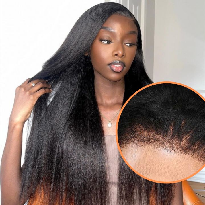 Amanda Hair Lace Wear Go Glueless Lace Wigs Human Hair Pre Plucked 4C/Curly Hairline Edges Invisible Beginner Friendly Wig Collection