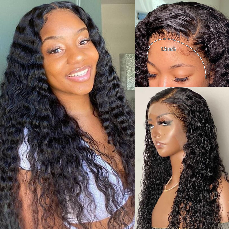 Water Wave Wig 13x6 HD Lace Front Wig