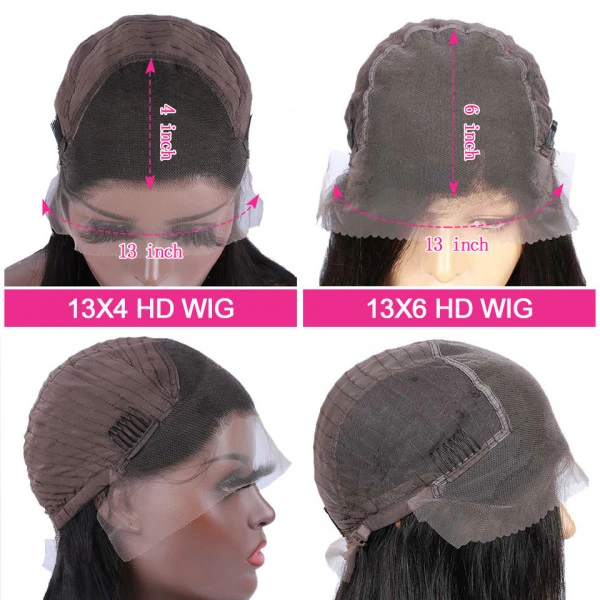 Body Wave 13x4 Transparent Lace Front Wig
