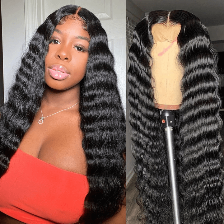 loose deep wave wig