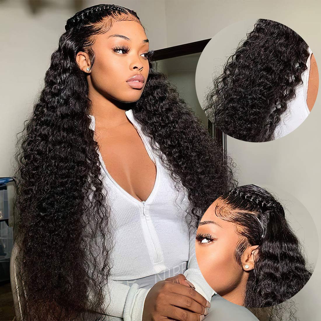 Spanishi Curl Wig Human Hair HD Lace Wig