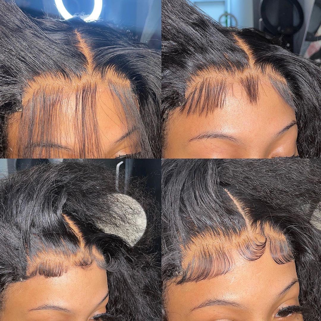 Deep Wave wig 13*4 Transparent HD Lace Frontal wig