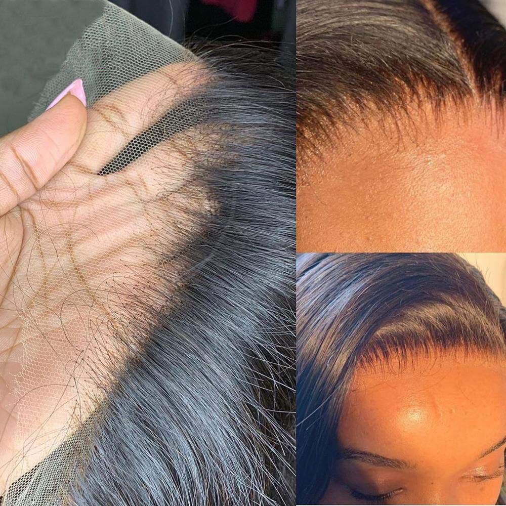 13*6 Long Straight glueless HD lace front wig