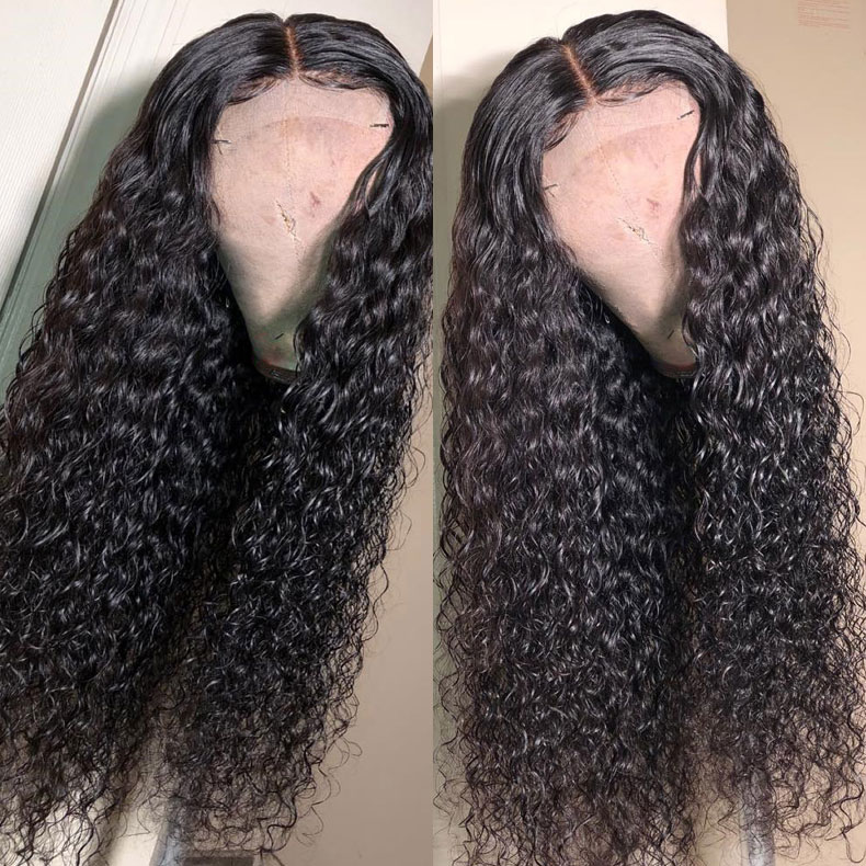HD lace water wave wig