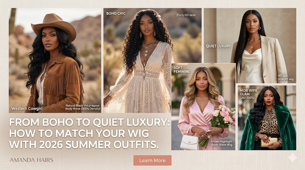From Boho to Quiet Luxury: How to Match Your Wig with 2026 Summer Outfits