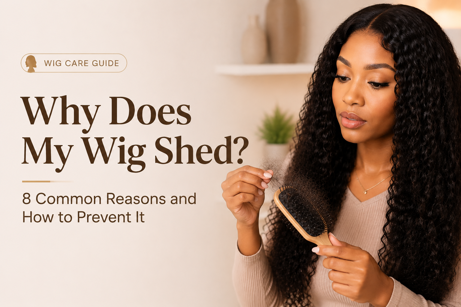 Why Does My Wig Shed? 8 Common Reasons and How to Prevent It