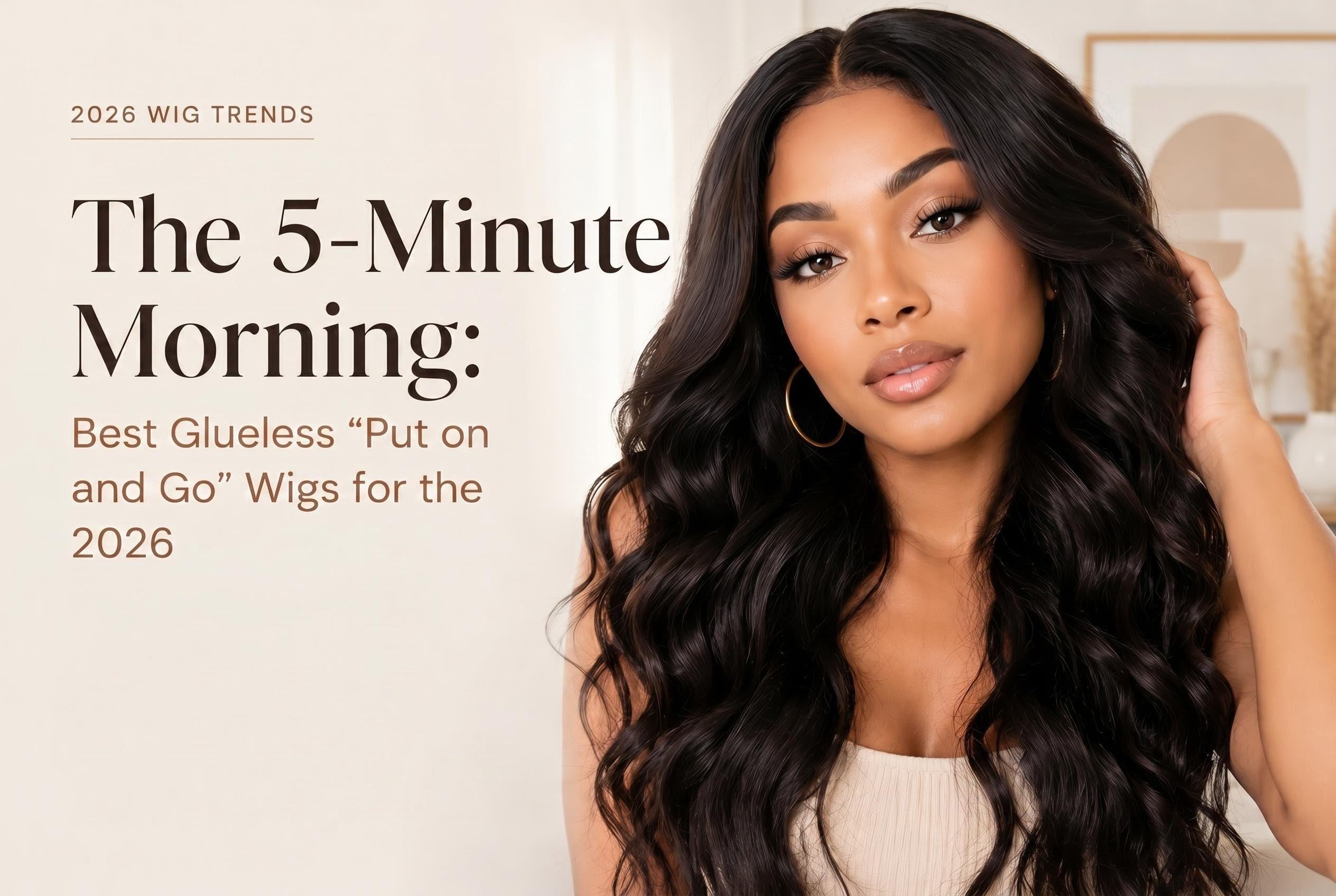 The 5-Minute Morning: Best Glueless "Put on and Go" Wigs for the 2026