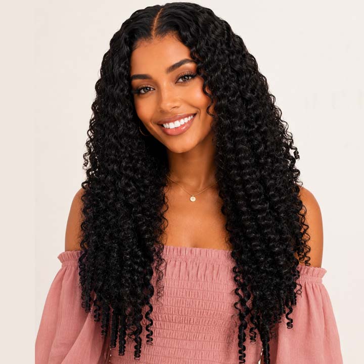 Extra 50% Off | Burmese Curly End Glueless 7×5/13x6 Lace Front 200% Density Put On And Go Human Hair Wig Flash Sale