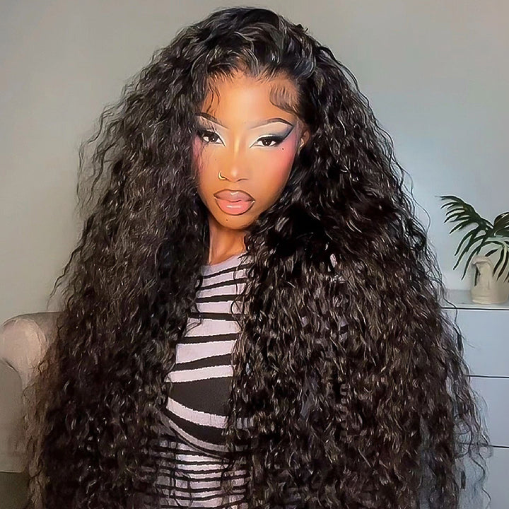 MaxPre 13x4 300% Density Luxury custom wigs Loose Wave Glueless  Lace Wigs Virgin Human Hair Transparent Lace Front Wig Super Double Drawn Level  - Amanda Hair