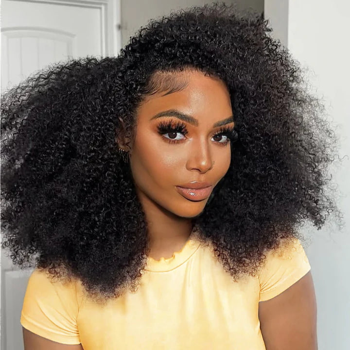 Bogo Flash Sale: 28" Blonde Highlights 6*4 Lace Wig+14" 3-in-1 Half Wig