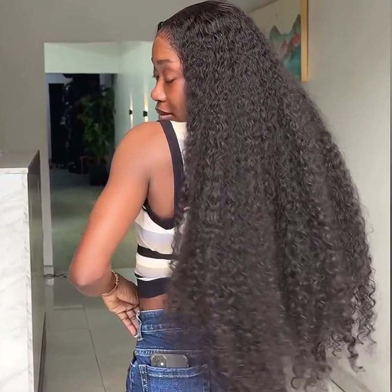 Extra 60% OFF| 300% Density Luxury custom wigs Glueless Lace Front Curly Wigs Super Double Drawn Level Flash Sale