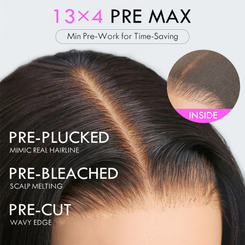 Glueless  Layer Body Wave Dark Root Ombre Honey Blonde Lace Front Wig 100% Human Hair - Clear Transparent Lace Front/Closure Human Hair Colored Wig- Amanda Hair