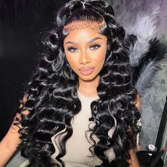 FLASH SALE $99: Glueless Loose Deep Wave 4x4/13x4 Transparent HD Lace Wigs-Amanda Hair