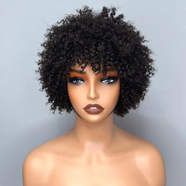 3 Wigs for $199| 18" Body Wave Lace Wig + 14" Gluless Curly Lace Wig + Pixie Cut Bob Wig Flash Sale