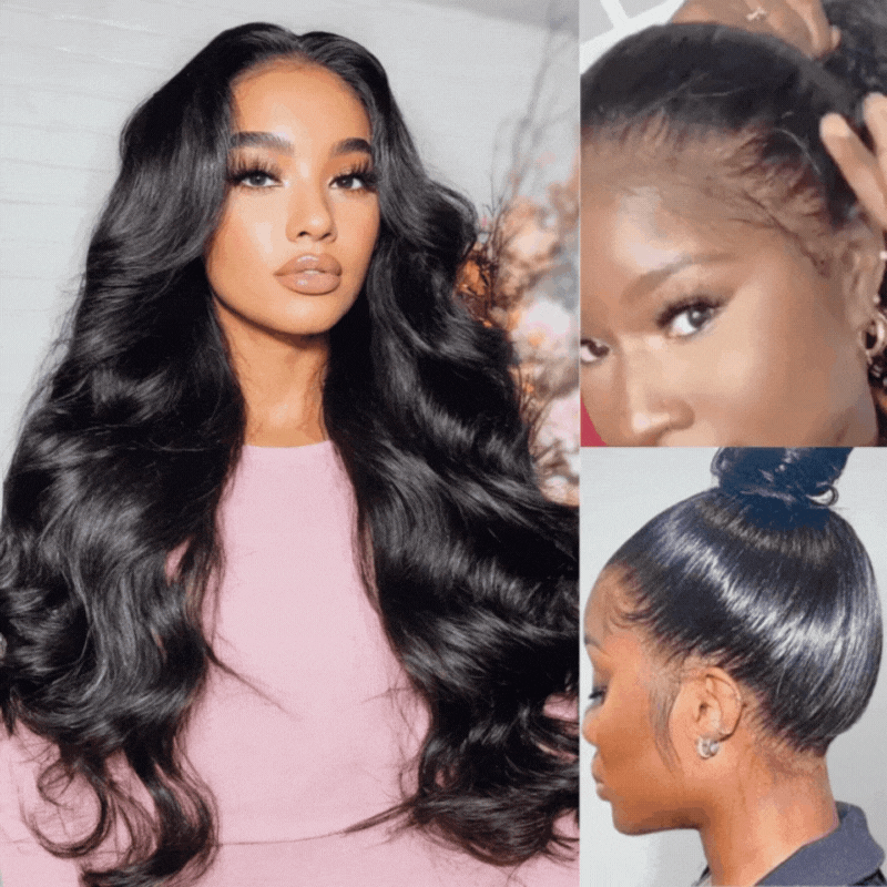 13 * 6 HD Lace Wigs Body Wave Brésilien Cheveux Humains Lace Front Wigs-Amanda Hair