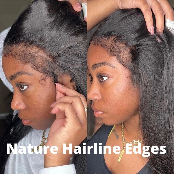 Amanda Hair Lace Wear Go Glueless Lace Wigs Cheveux humains pré-plumés 4C / Bouclés Hairline Edges Invisible Beginner Friendly Wig Collection