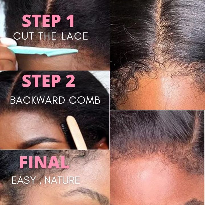 Weekend Flash Sale Amanda Hair Lace Wear Go Glueless Lace Wigs Human Hair Pre Plucked 4C/Curly Hairline Edges Invisible Beginner Friendly Wig Collection