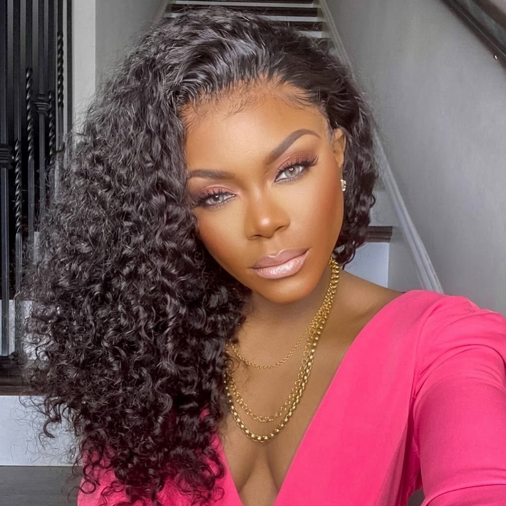 Cheveux longs bouclés 13*4 HD dentelle frontale perruque épais cheveux bouclés sans colle perruques-Amanda cheveux