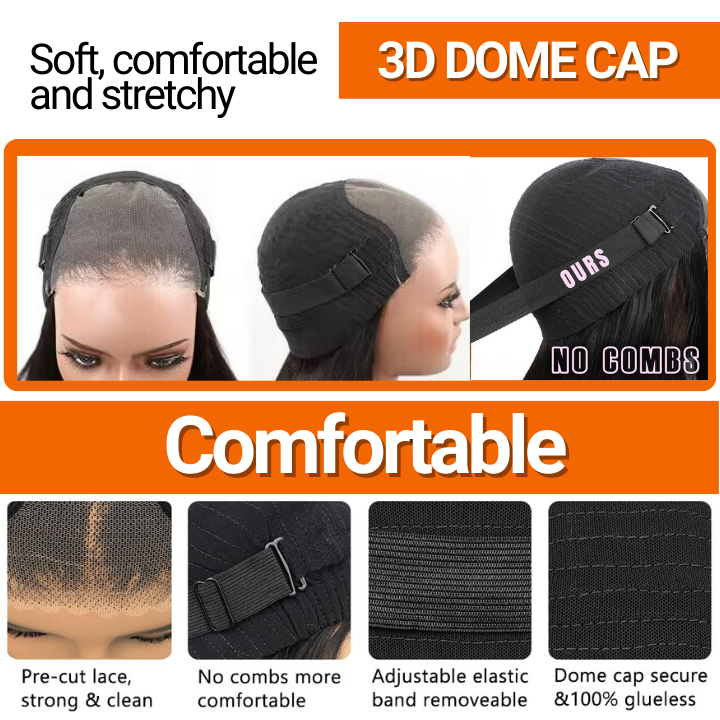 Flash Sale Buy 2 Get 1 Free Glueless Loose Wave 6x4.5 HD Transaparent Lace Wig Virgin Human Hair Pre Plucked Hairline - Amanda Hair