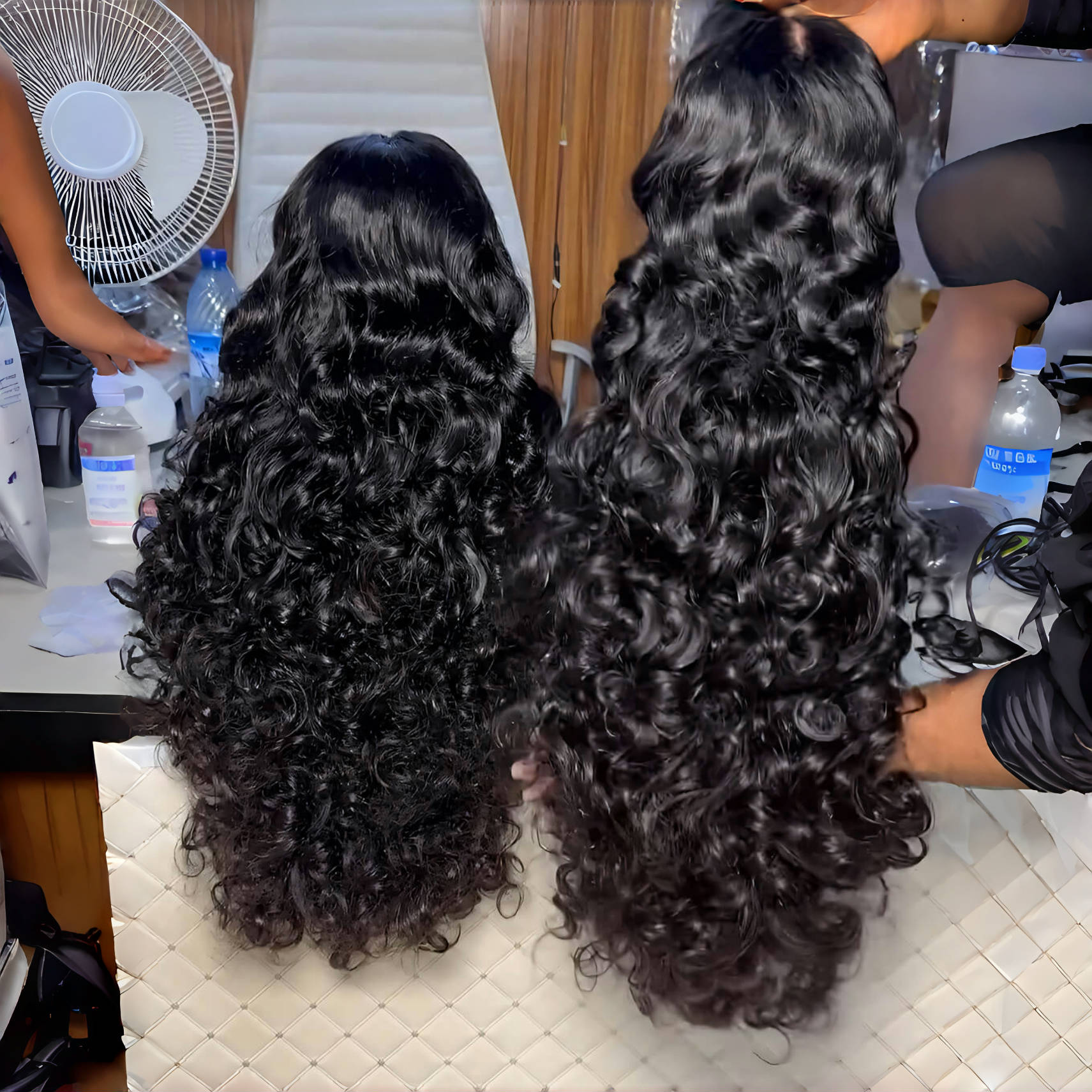 300% density loose deep wavy human hair wigs - Amanda Hair