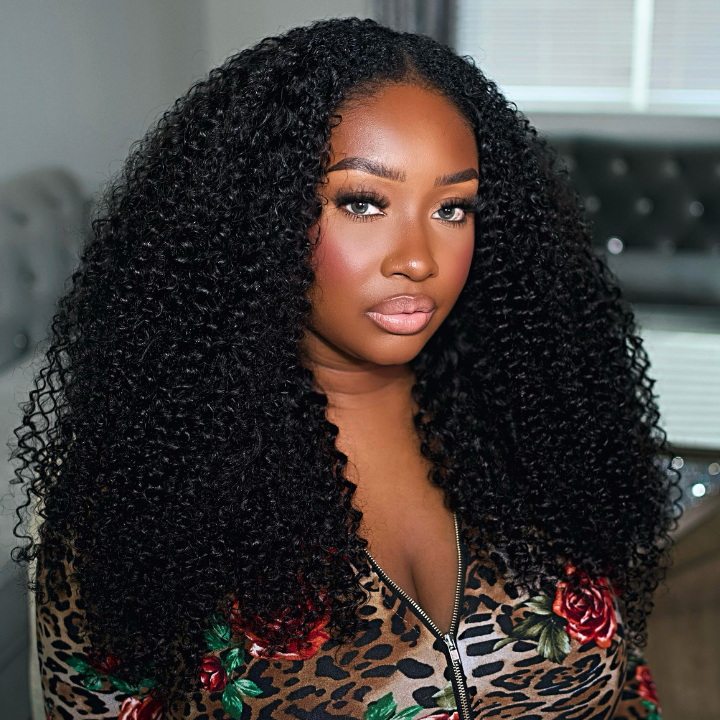 Wow $1 Lace Wig| Glueless V Part Wig Beginner Friendly No Leave Out Flash Sale