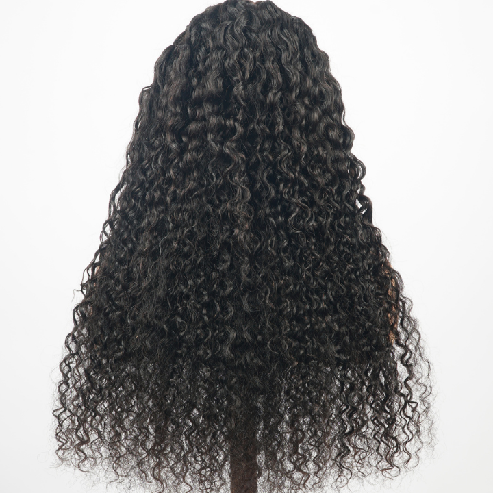 Deep Water Wave Lace Front Wig - Flawless Curls and Braids- Clear Transparent Lace Front/Closure Wig- Amanda Hair