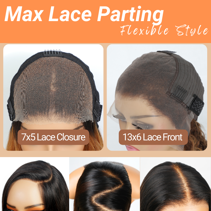 Perruques de cheveux longs raides 13x6 HD Transparent Lace Frontal Wig-Amanda Hair
