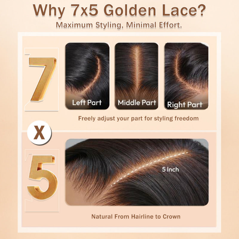 Glueless Lace Deep Wave Wig Pre Cut Lace with Natural Hairline Mini Knots  Human Hair Clear Transparent Lace Front/Closure Wig Natural Black  - Amanda Hair