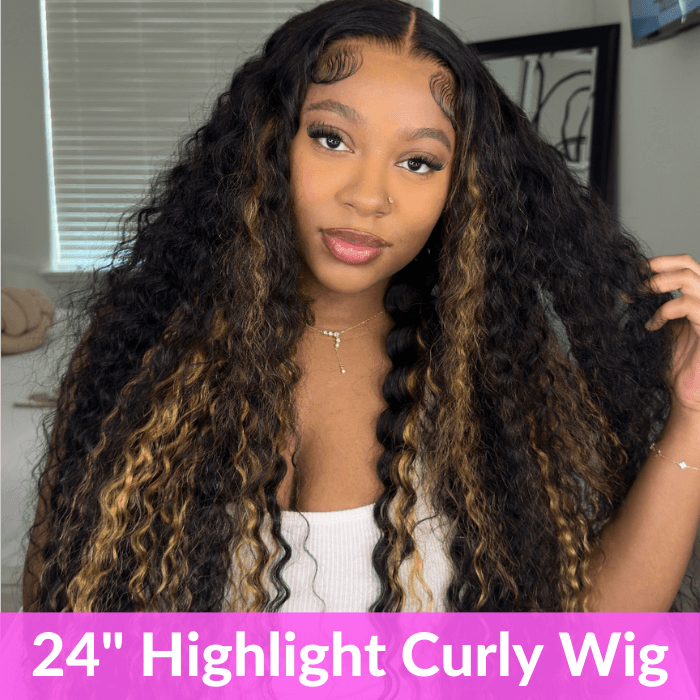 Mystery Box Gift| $69 Win 26" Lace Front Wig New Year Box Gift Flash Sale