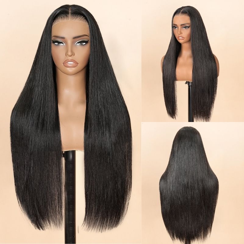 $199=28Inch Straight Hair 7x5 / 13x6 Lace Frontal Glueless Wigs Put On & Go HD Transparent Lace Wig Flash Sale-Amanda Hair