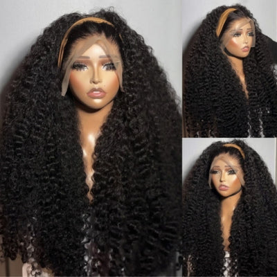 Glueless Loose Wave Wigs Virgin Human Hair 4 * 4/13 * 4 Transparent HD Lace Front Wig Pré-plumé Hairline - Amanda Hair 