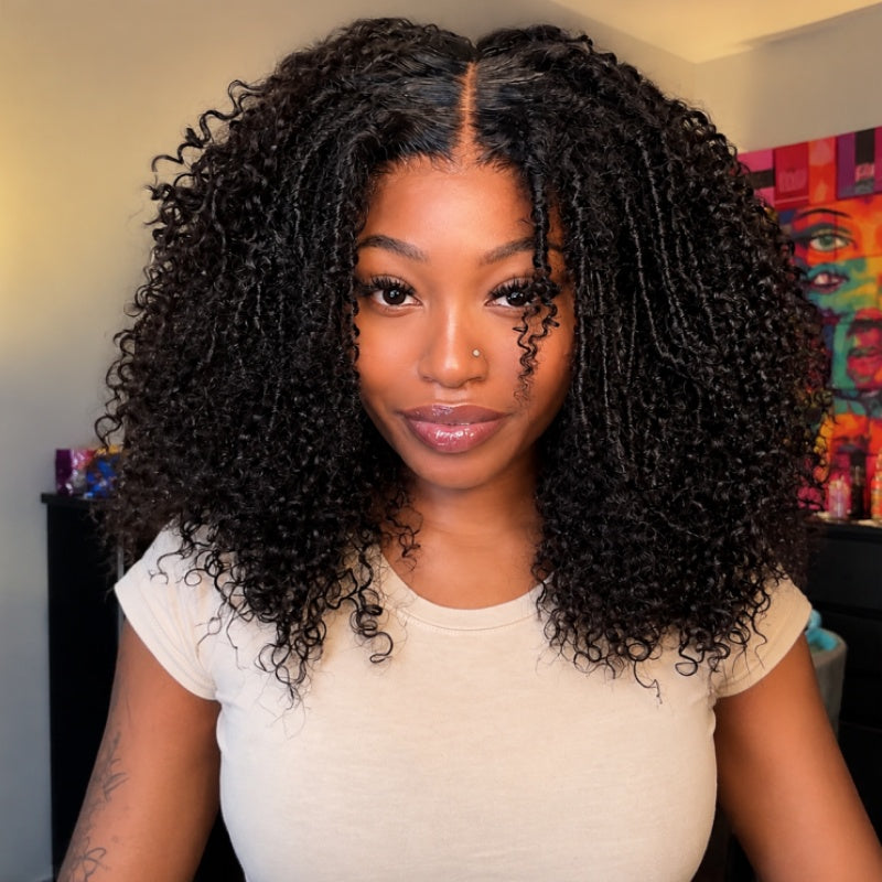 Pelucas de cabello humano con ondas corporales, sin pegamento, con encaje frontal transparente y resaltado rubio mezclado marrón para mujeres - Amanda Hair 