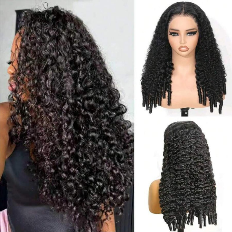 Amanda 300% Density 13x6 HD Lace Double Drawn Burmese Curly Glueless Wig
