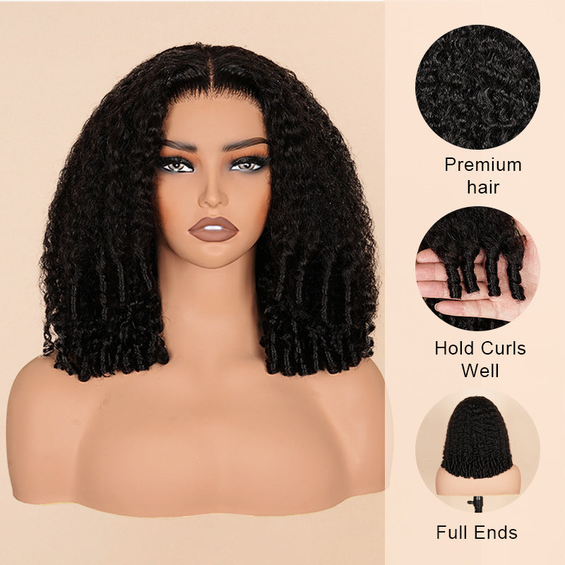 Luxury Burmese Curly 7x5 Glueless HD Lace Put On and Go Affordable Human Hair Wig Flash Sale